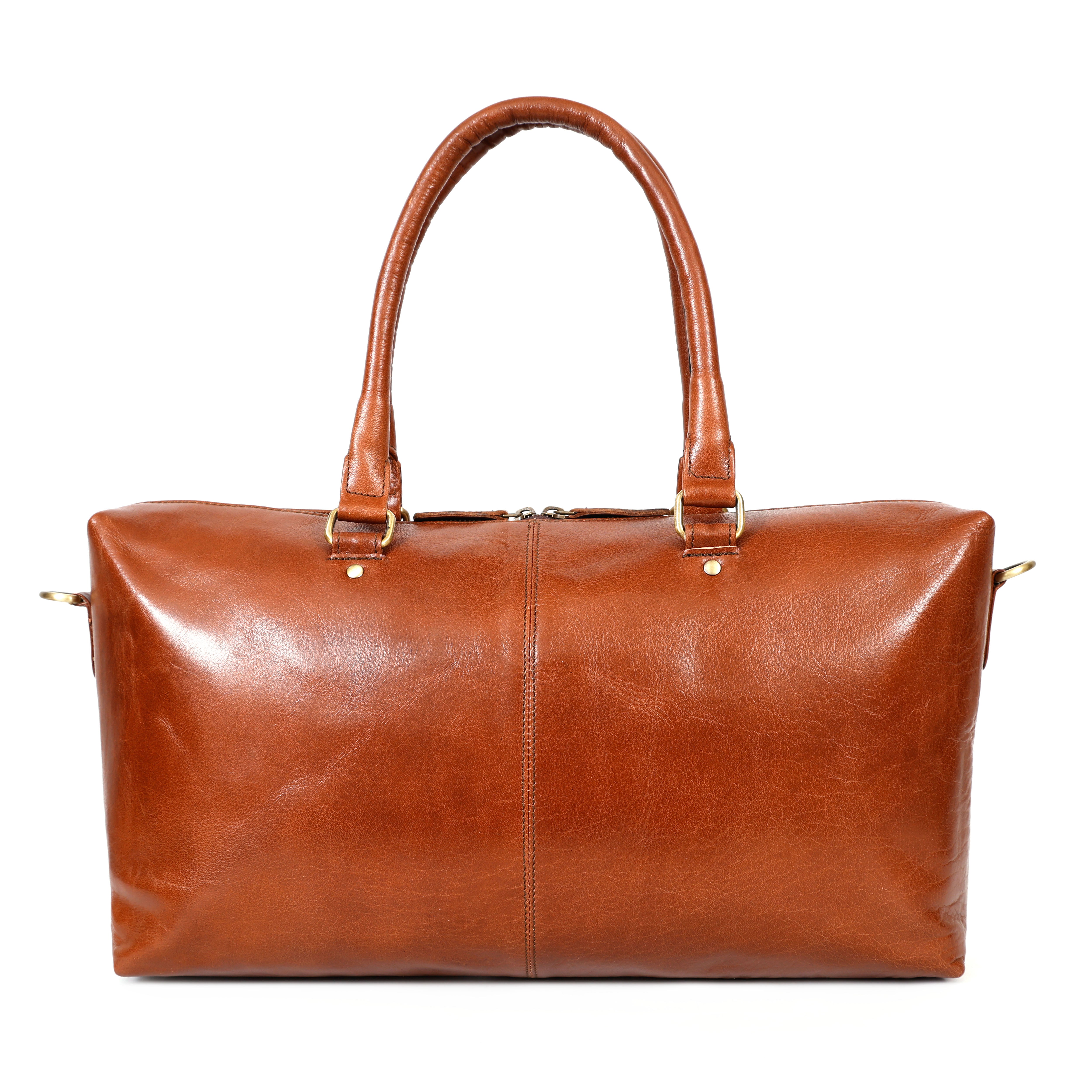 THE Evanna brown large leather tote
