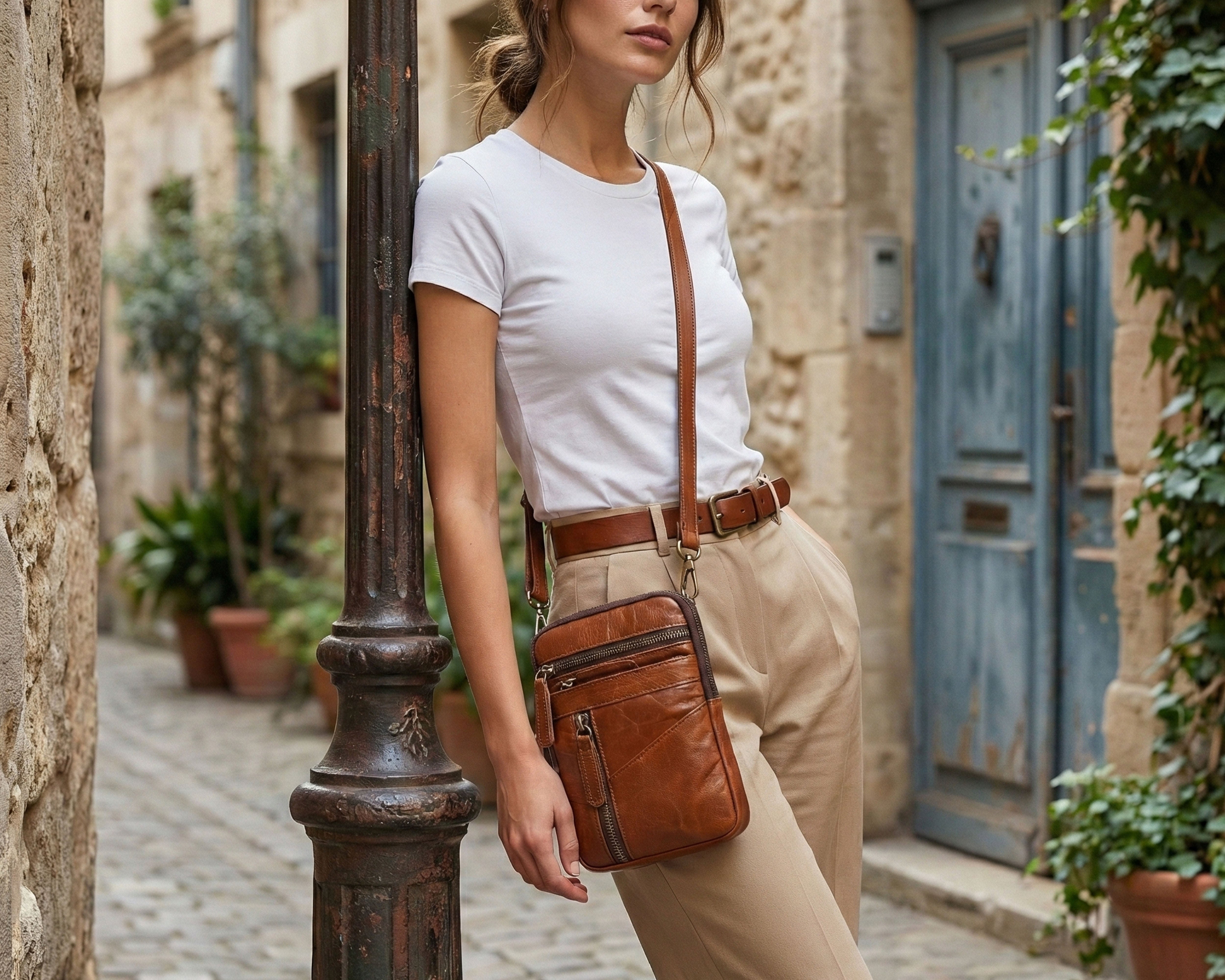 Luna Leather Smartphone Bag