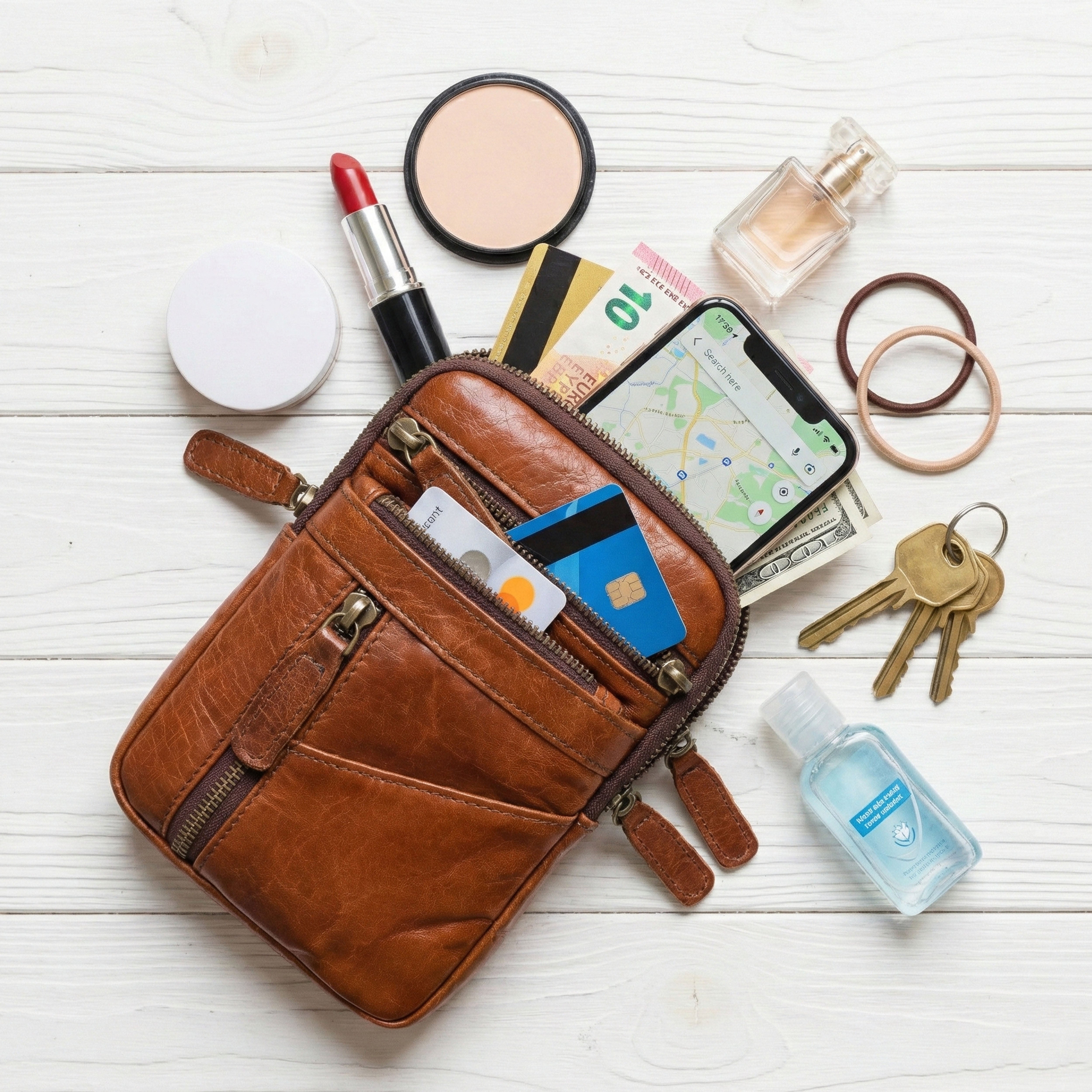 Luna Leather Smartphone Bag