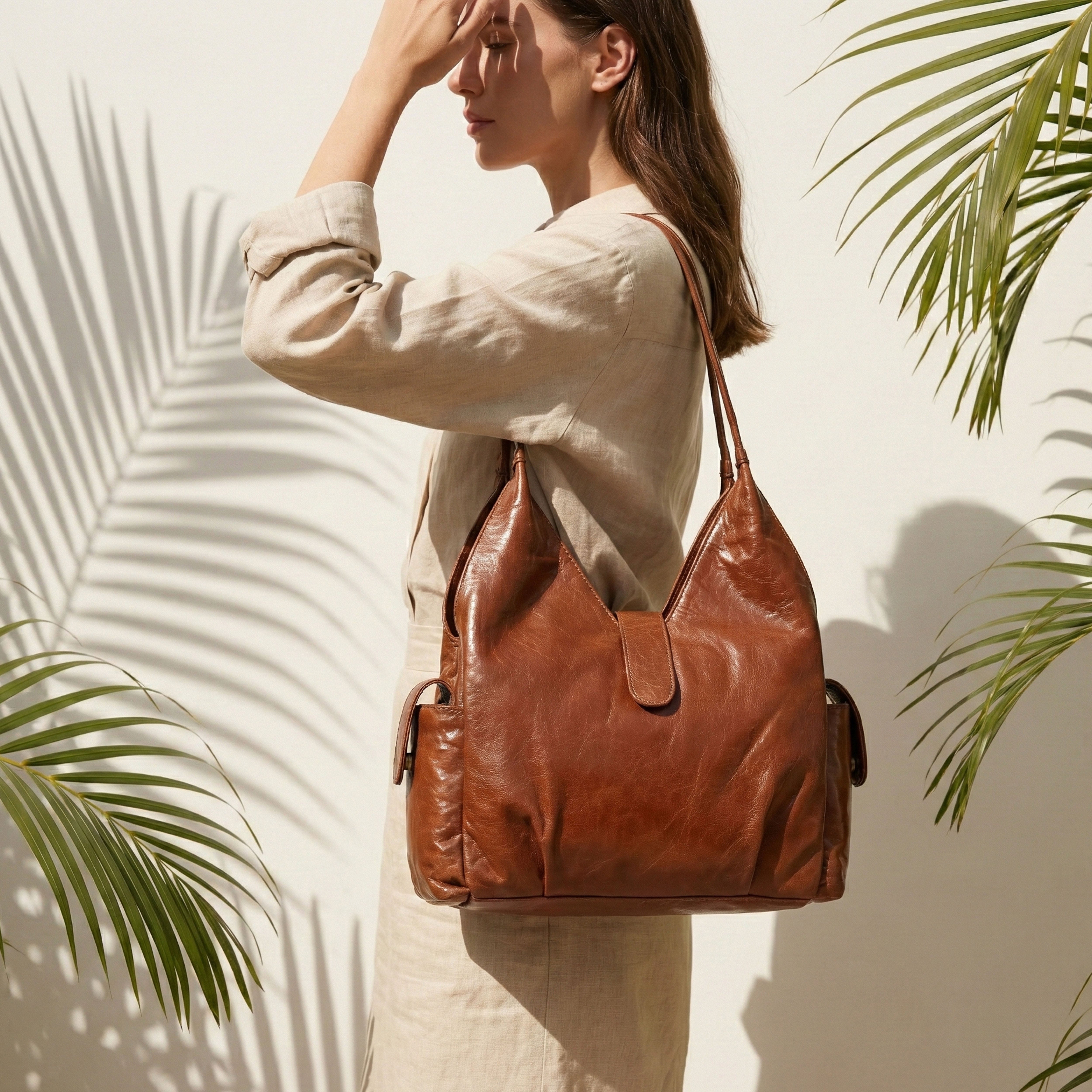 Belmont Leather Hobo Bag