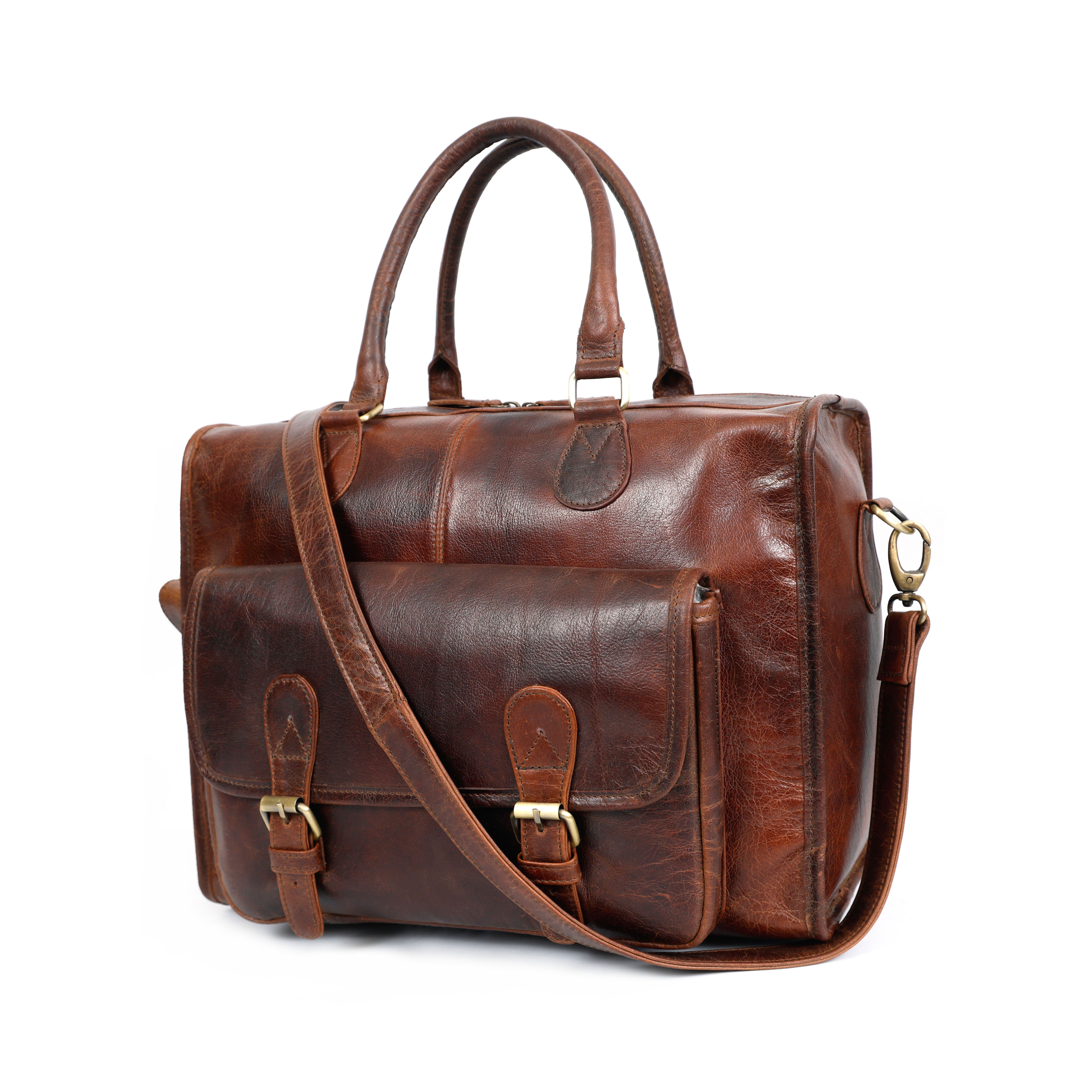 Liora Leather Diaper Bag