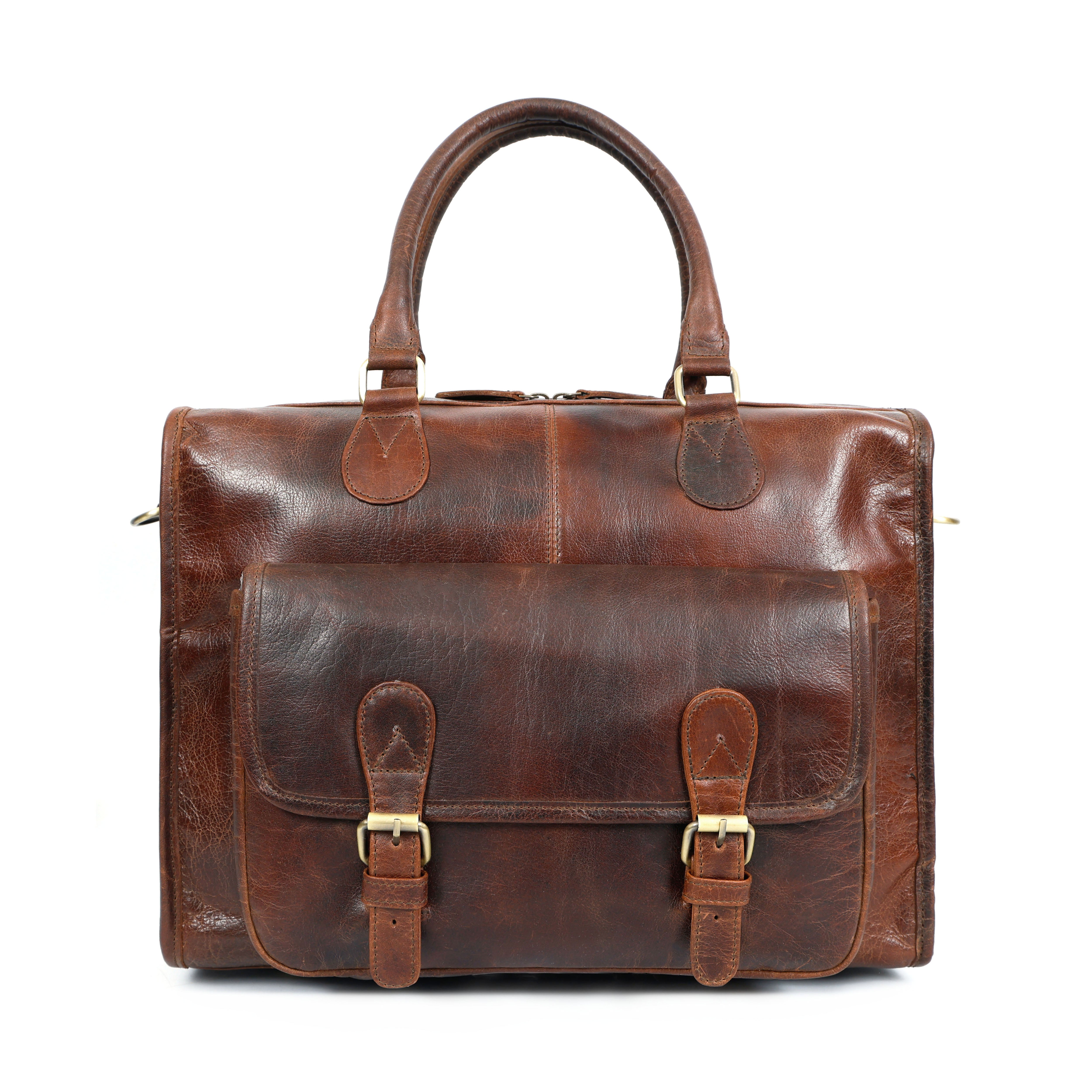 Liora Leather Diaper Bag