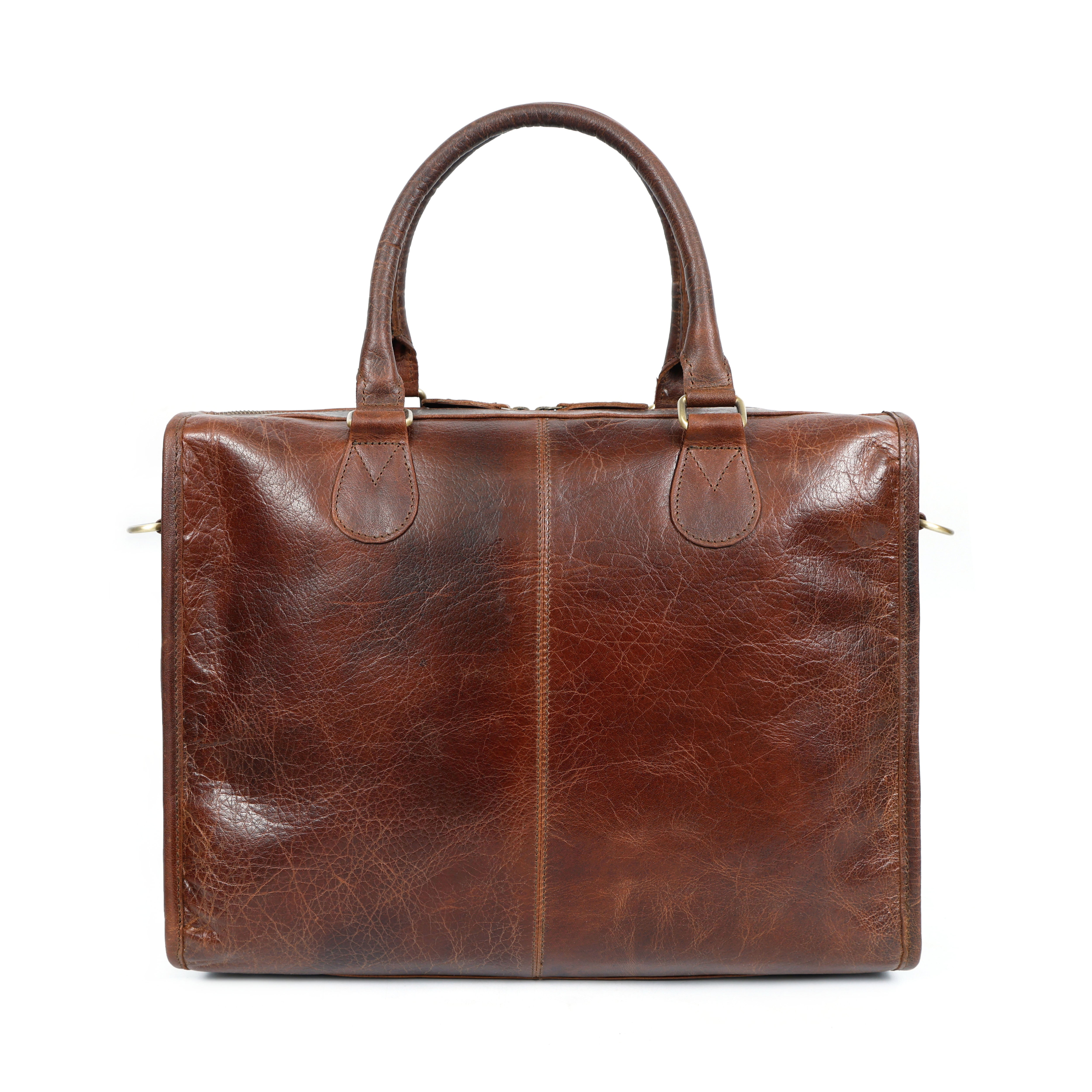Liora Leather Diaper Bag
