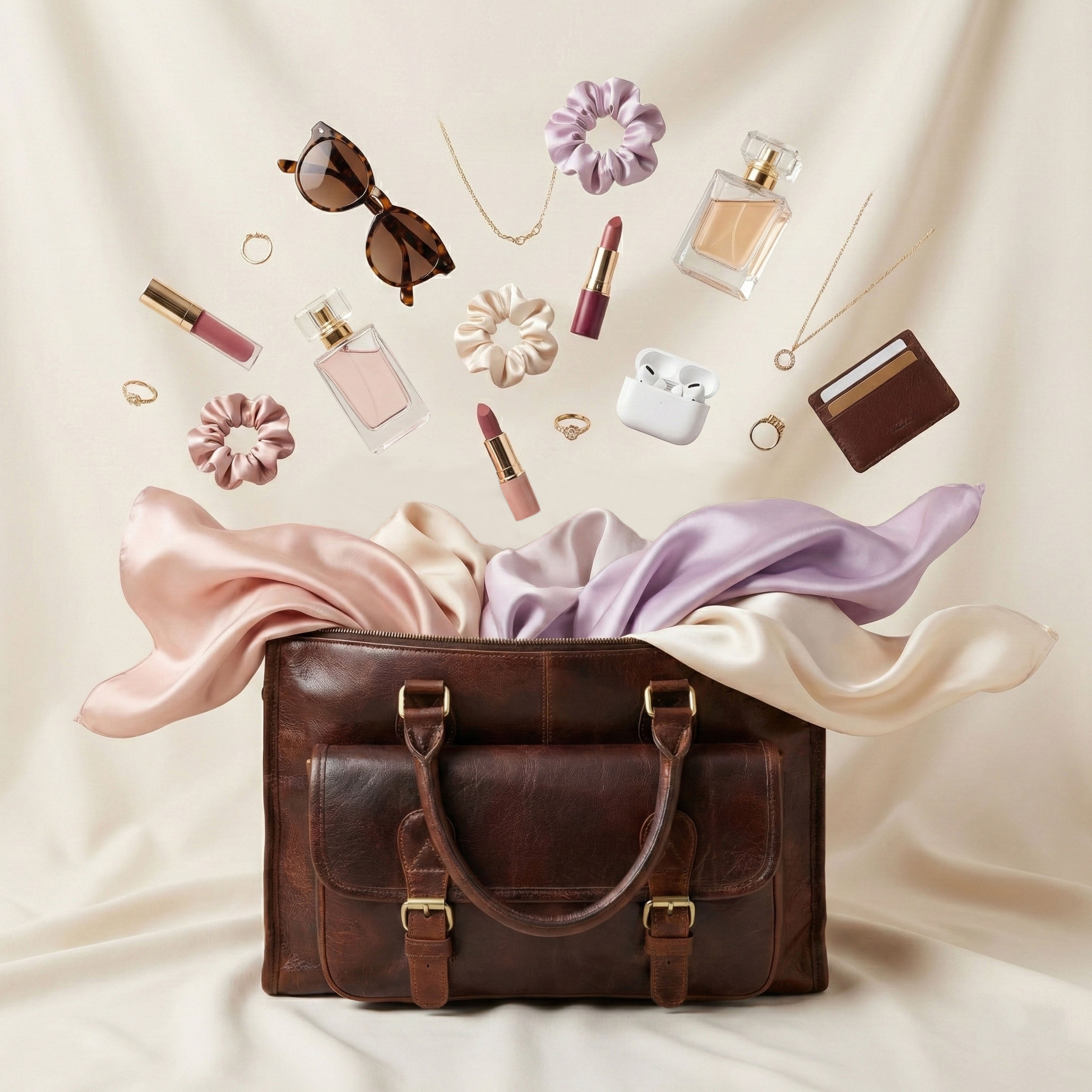 Liora Leather Diaper Bag