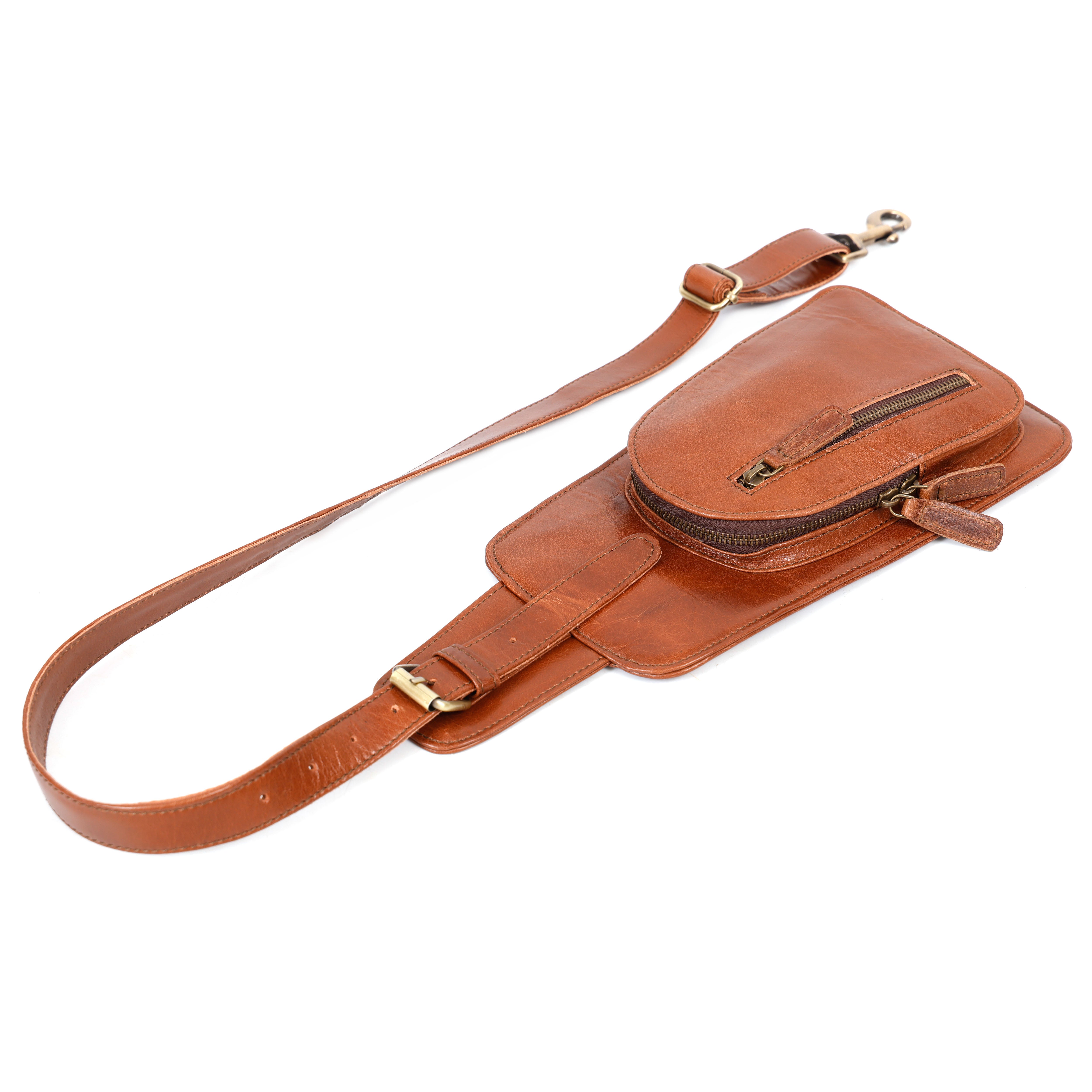 Mira Leather Crossbody Sling Bag&nbsp;