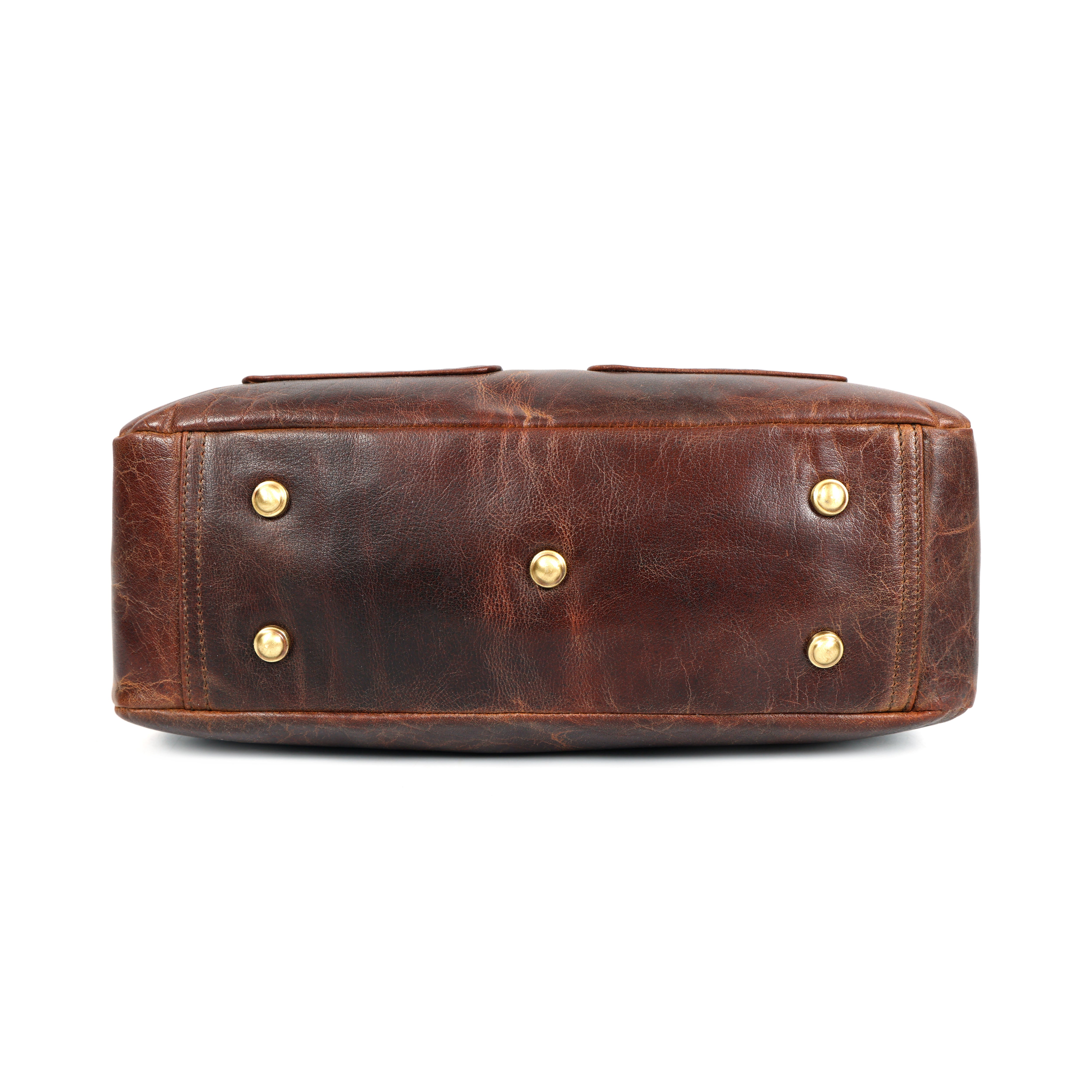 Sienna Leather Laptop Work Bag