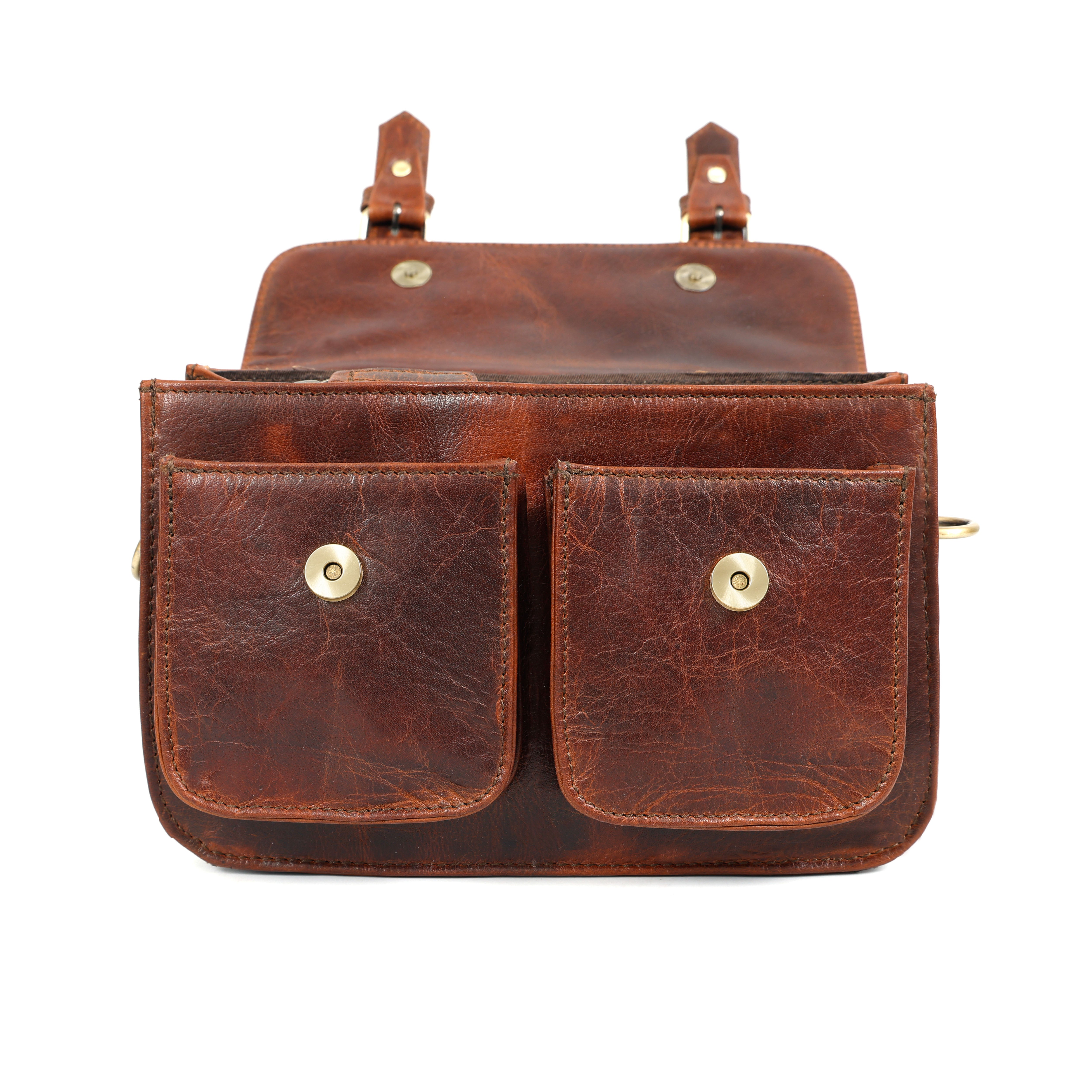 The Elowen Leather Satchel Crossbody Bag