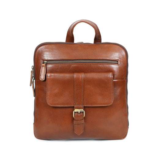 Rubi Leather Pocket Backpack