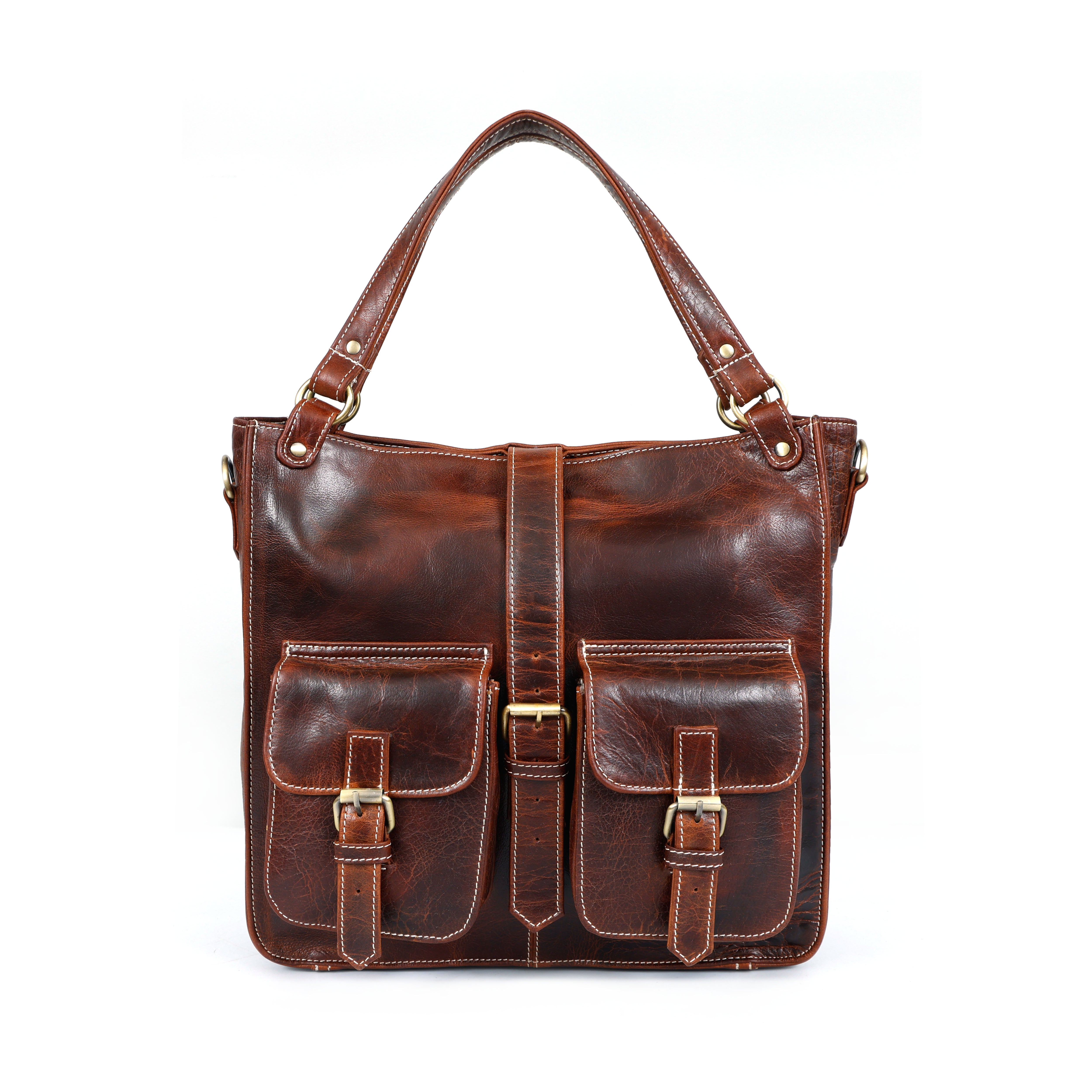 Arlena Leather Tote Bag