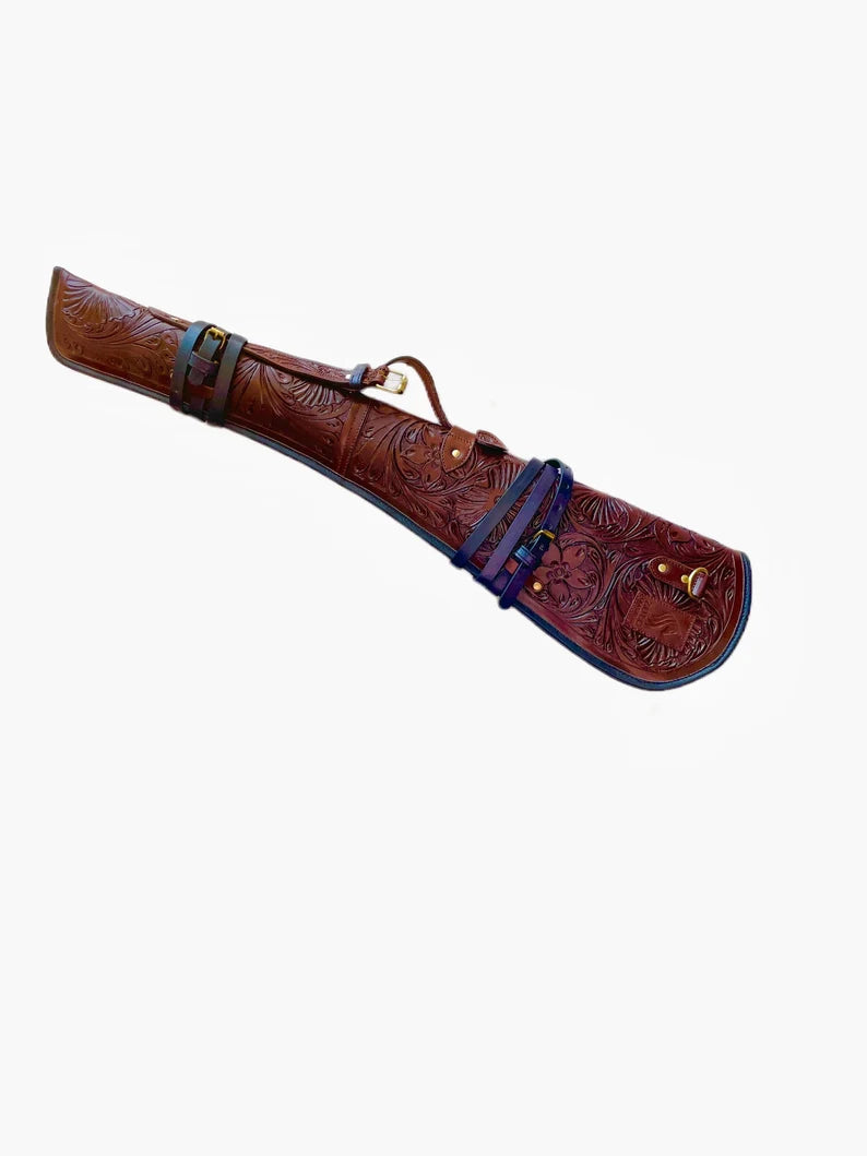 33’ Leather Carry Sleeve For Protection slip With Adjustable Strap | Fits Popular Models