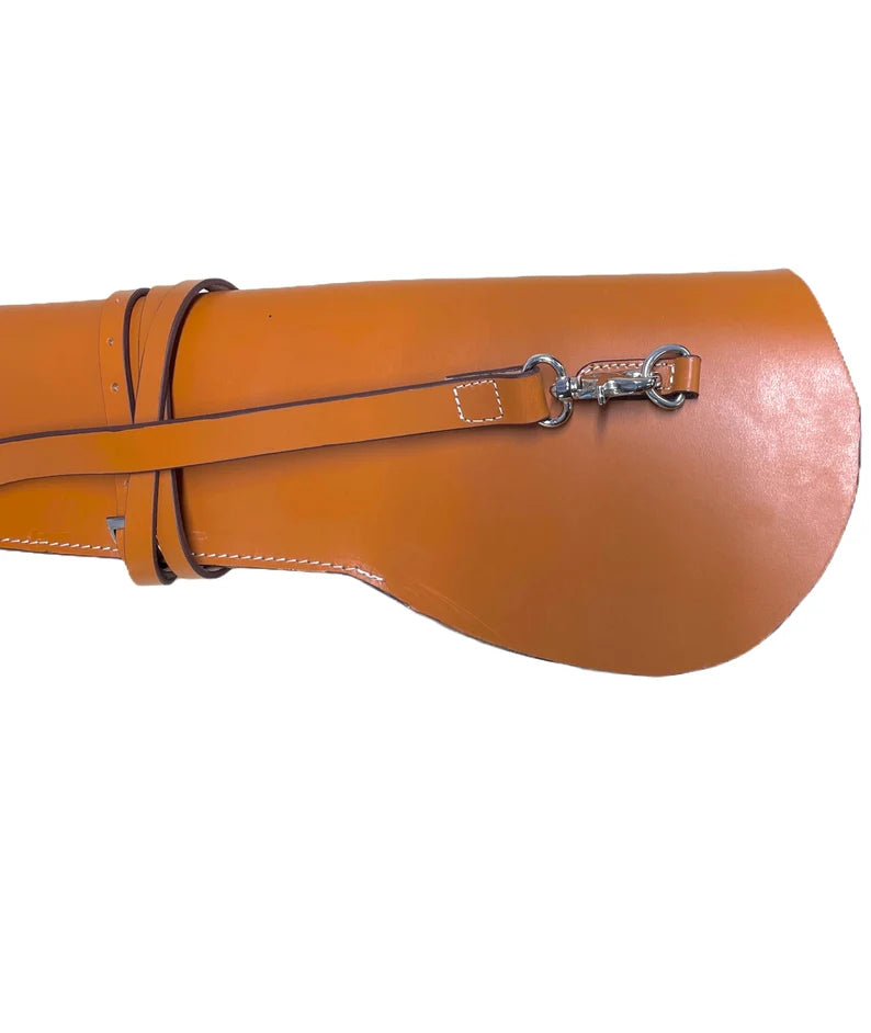 Leather Rifle Scabbard Liver Action Rifle Sling Handmade Western Shotgun Case, Henry Rifle Covers 35