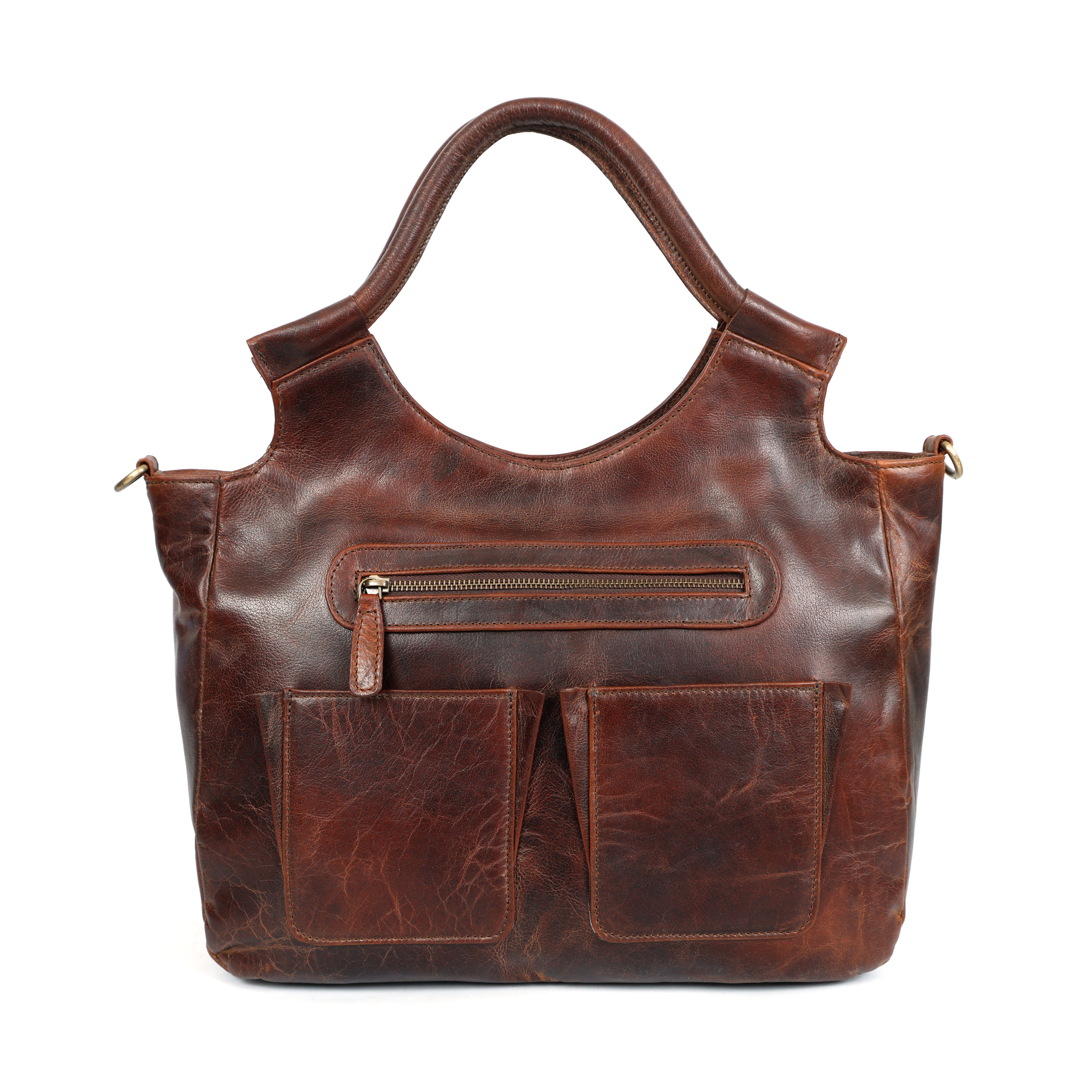 Sienna Leather Laptop Work Bag