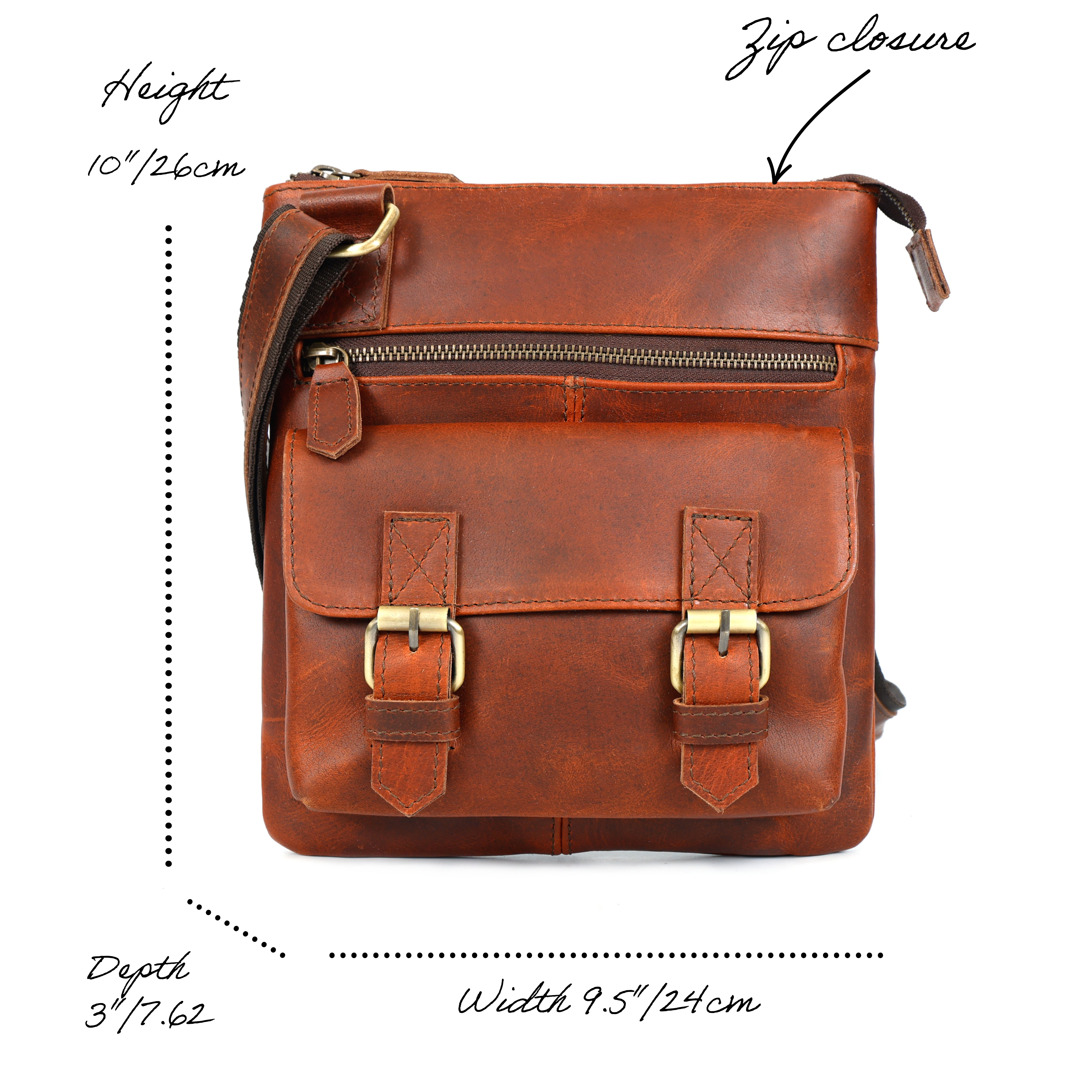 Rosalie Leather Crossbody Bag